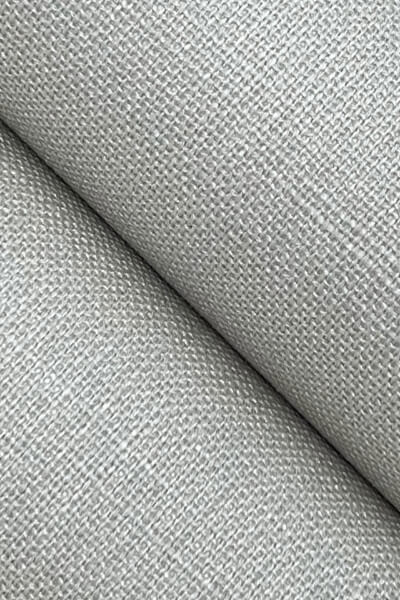 Classic Linen Grey Wallpaper