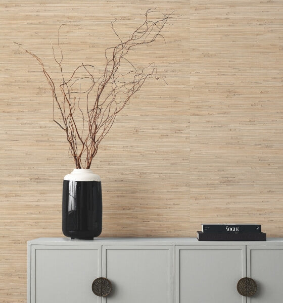 Knotted Grass Natural Wallpaper