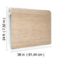 Knotted Grass Natural Wallpaper