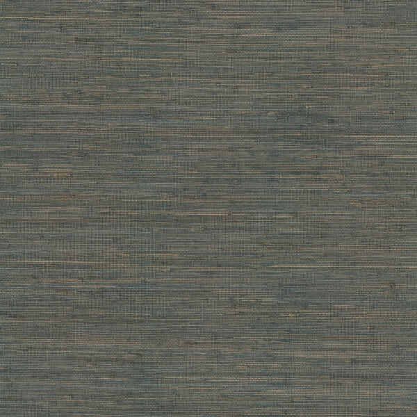 Knotted Grass Dark Teal Wallpaper