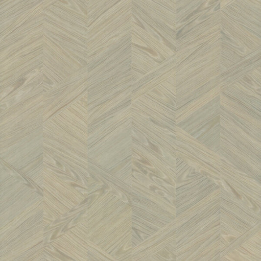 Interlocking Wood Moss Wallpaper