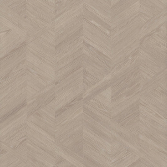 Interlocking Wood Taupe Wallpaper
