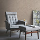 Interlocking Wood Taupe Wallpaper