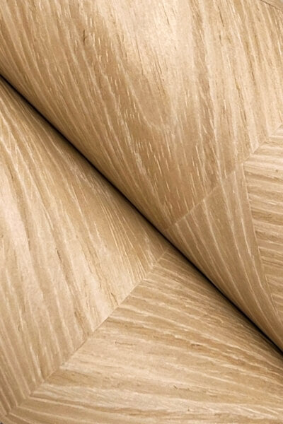 Interlocking Wood Oak Wallpaper