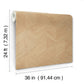 Interlocking Wood Oak Wallpaper