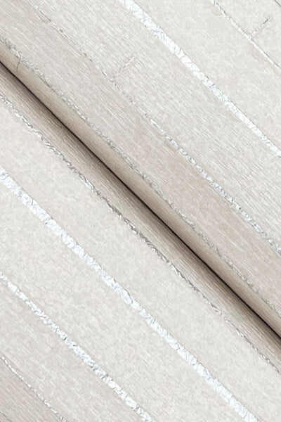 Handcrafted Shimmering Paper White Wallpaper