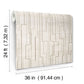Inlay Line White Wallpaper