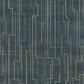 Inlay Line Peacock Wallpaper