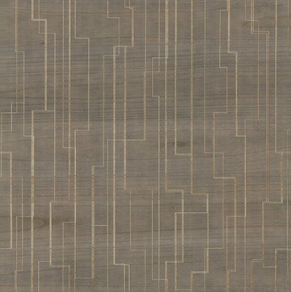 Inlay Line Mink Wallpaper