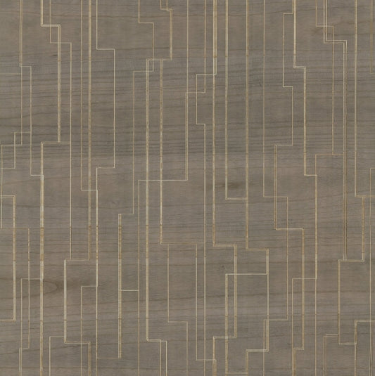 Inlay Line Mink Wallpaper