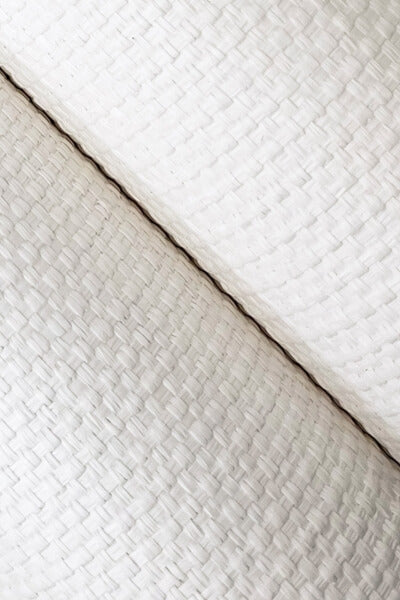 Wicker Work White Wallpaper
