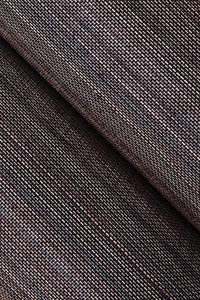 Modern Abaca Black Wallpaper