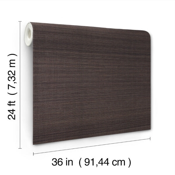 Modern Abaca Black Wallpaper