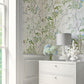 KATSURA - Cream and Lavender Wallpaper.