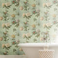 Rhododendron Script Blue Wallpaper