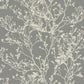 Budding Branch Silhouette Brown Wallpaper