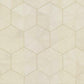 Hexagram Wood Veneer Off White Wallpaper