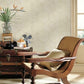 Hexagram Wood Veneer Off White Wallpaper