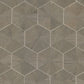 Hexagram Wood Veneer Caper Wallpaper