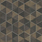 Hexagram Wood Veneer Smoke Wallpaper