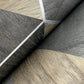 Hexagram Wood Veneer Smoke Wallpaper