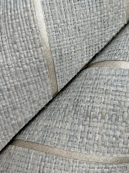 Atelier Herringbone Lagoon Wallpaper