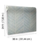 Atelier Herringbone Lagoon Wallpaper