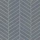 Atelier Herringbone Steel Blue Wallpaper
