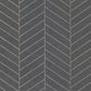 Atelier Herringbone Dark Grey Wallpaper