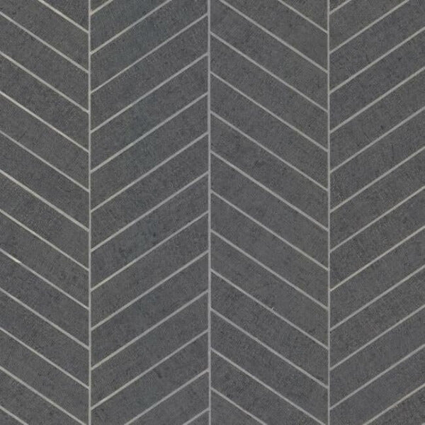 Atelier Herringbone Dark Grey Wallpaper