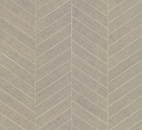 Atelier Herringbone Linen Wallpaper