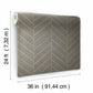Atelier Herringbone Grey Wallpaper