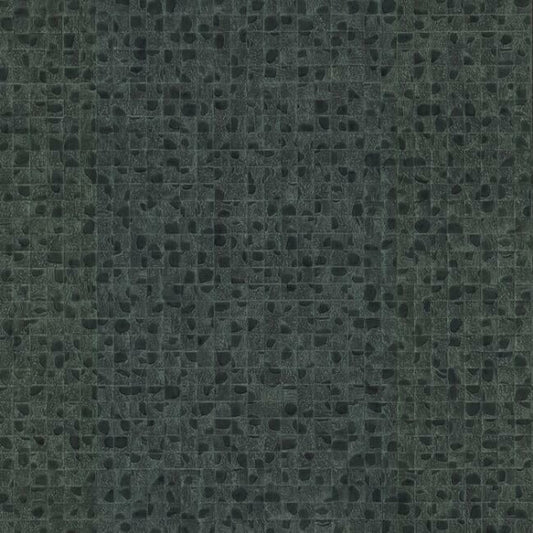 Leather Lux Dark Green Wallpaper