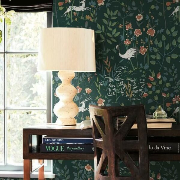 Aspen Dark Green Wallpaper