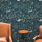Aspen Dark Blue Wallpaper