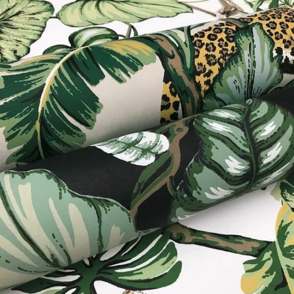 Jungle Cat Black Wallpaper