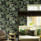 Jungle Cat Black Wallpaper