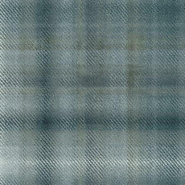 Sterling Plaid Blue Wallpaper