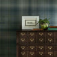 Sterling Plaid Blue Wallpaper