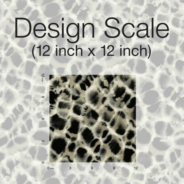 Leopard Rosettes Black Wallpaper