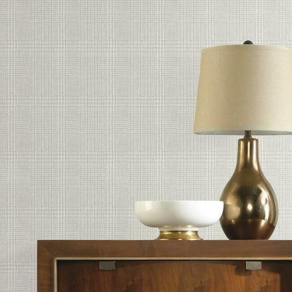 Shirting Plaid Grey Wallpaper