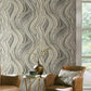 Streaming Cheetah Linen Wallpaper