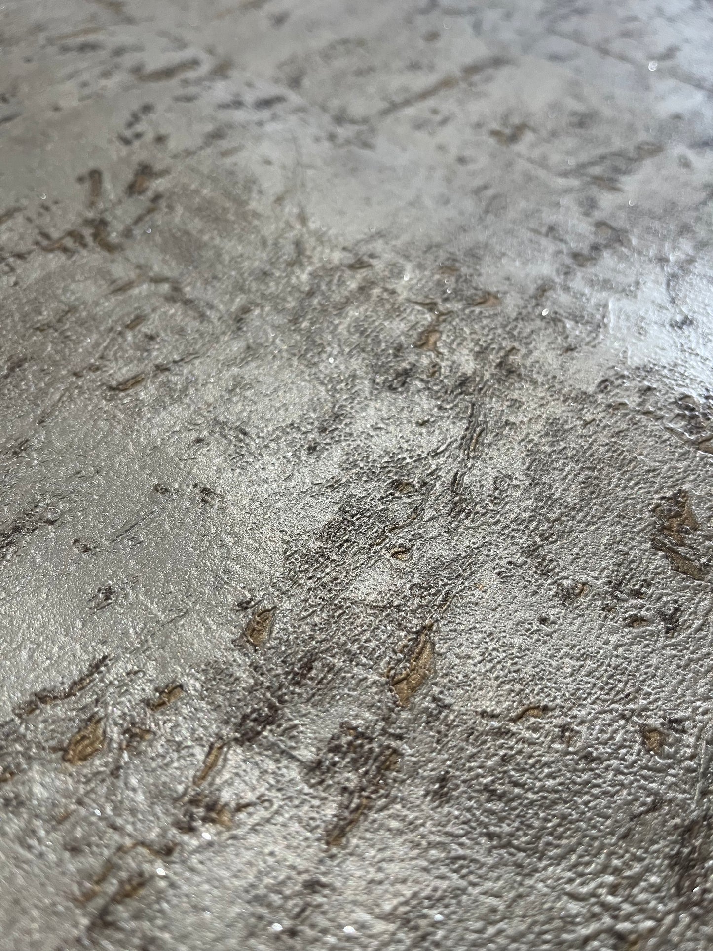 Gold Elegance - Faux cork Wallpaper