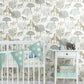 On the Savanna Neutral Wallpaper
