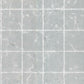 Metal Leaf Squares Silver Wallpaper