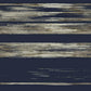 Horizontal Dry Brush Navy Wallpaper