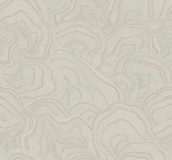 Geodes Taupe Wallpaper