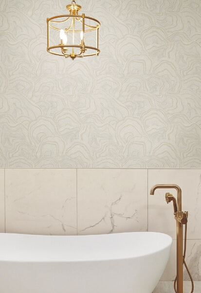 Geodes Taupe Wallpaper