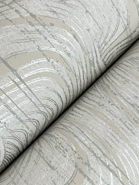 Geodes Taupe Wallpaper