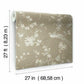 Bird & Blossom Chinoserie Brown Wallpaper